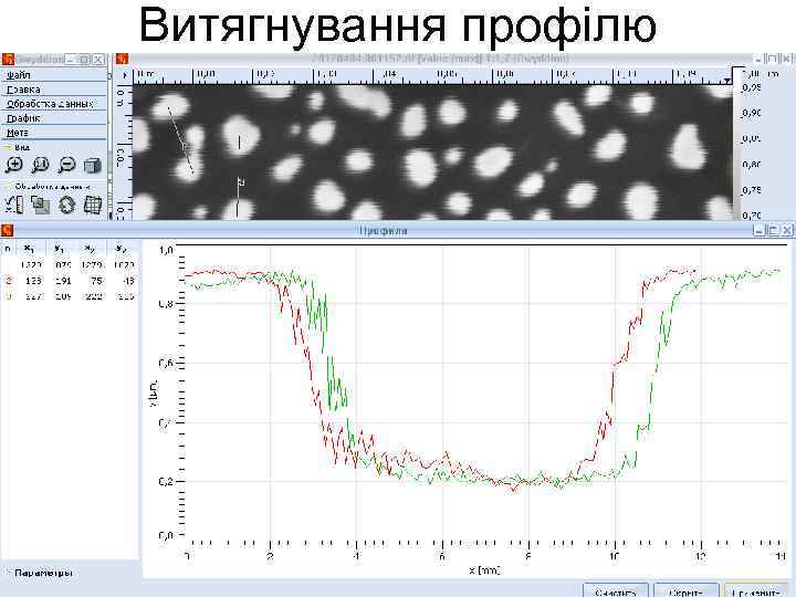 Витягнування профілю 