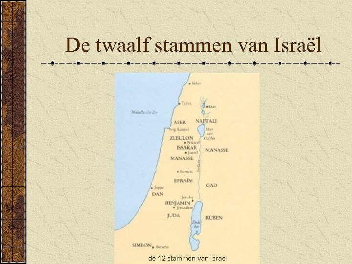 De twaalf stammen van Israël de 12 stammen van Israel 