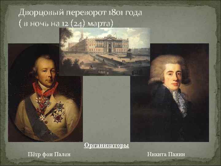 Дворцовый переворот 1801. Павел 1 и переворот 1801 года. Павел 1 Дворцовый переворот 1801 года. Дворцовый переворот 1801 года участники. Пален Павел 1.