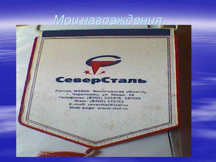 Мои награждения 