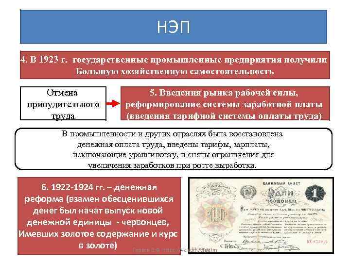 НЭП 4. В 1923 г. государственные промышленные предприятия получили Большую хозяйственную самостоятельность Отмена принудительного