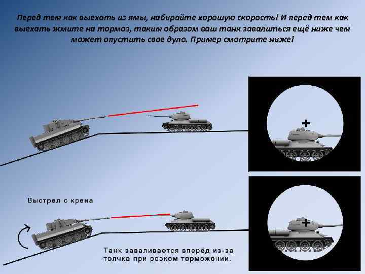 Перед тем как выехать из ямы, набирайте хорошую скорость! И перед тем как выехать