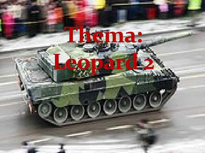 Thema: Leopard 2 