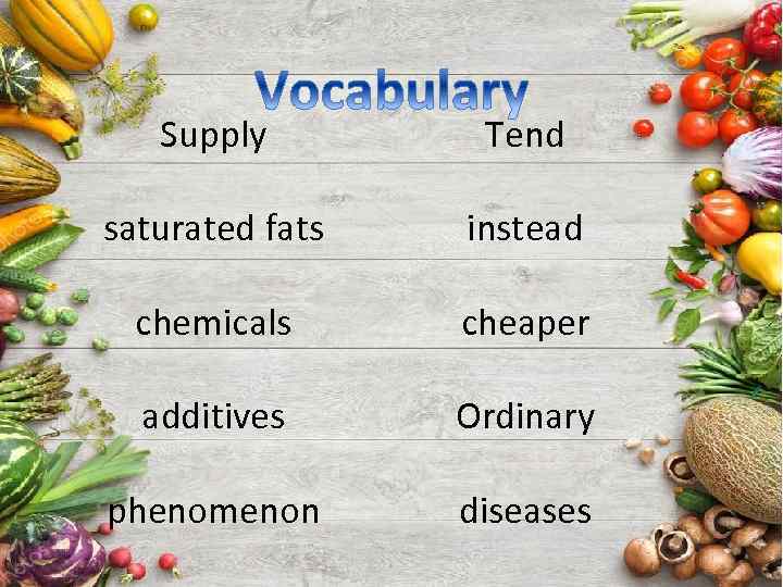 Tend Supply saturated fats instead chemicals cheaper additives Ordinary phenomenon diseases 