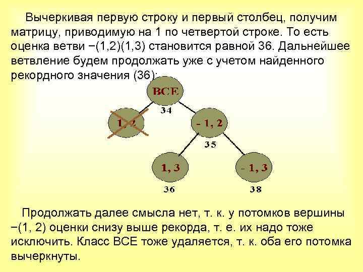 Вычеркивая первую строку и первый столбец, получим матрицу, приводимую на 1 по четвертой строке.
