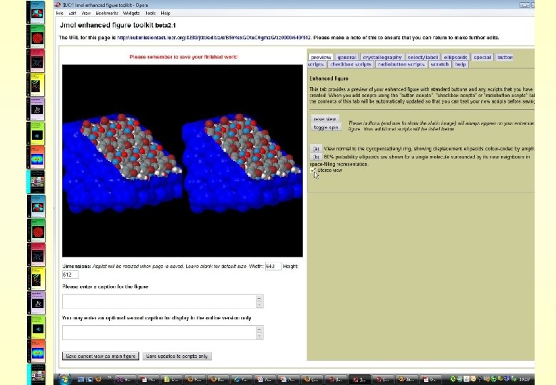 The toolkit editing interface • Essential tool for authors • Accommodates novice and advanced