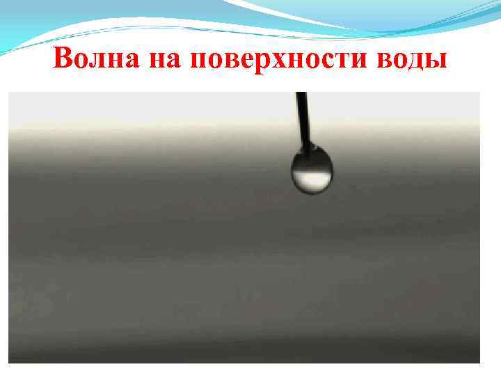 Волна на поверхности воды 