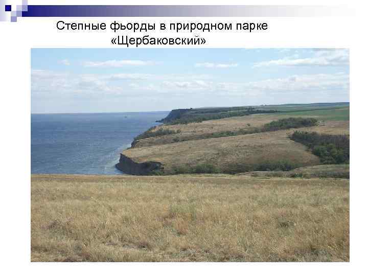 Степные фьорды в природном парке «Щербаковский» 