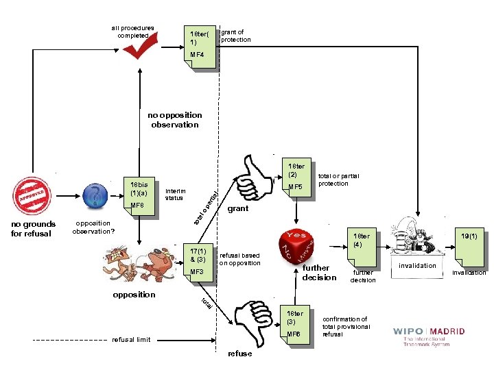all procedures completed grant of protection 18 ter( 1) MF 4 no opposition observation