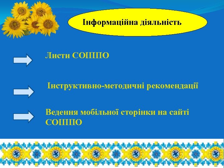 Інформаційна діяльність Листи СОІППО Інструктивно-методичні рекомендації Ведення мобільної сторінки на сайті СОІППО 