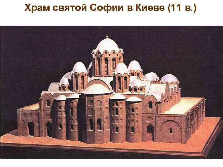 Храм святой Софии в Киеве (11 в. ) 