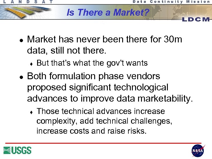 Is There a Market? l Market has never been there for 30 m data,