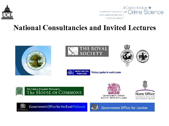 National Consultancies and Invited Lectures 