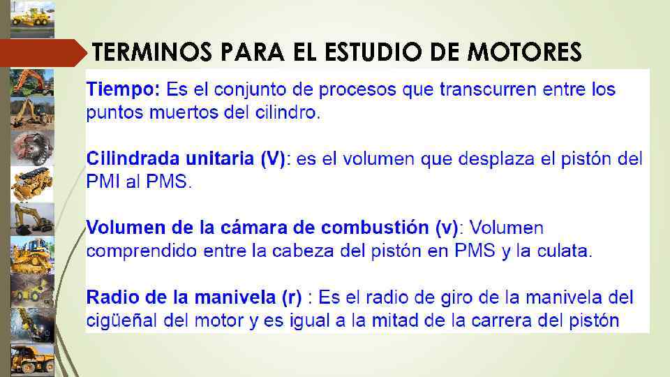 TERMINOS PARA EL ESTUDIO DE MOTORES 