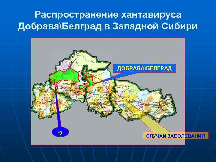 Распространение хантавируса ДобраваБелград в Западной Сибири ДОБРАВАБЕЛГРАД ? СЛУЧАИ ЗАБОЛЕВАНИЯ 