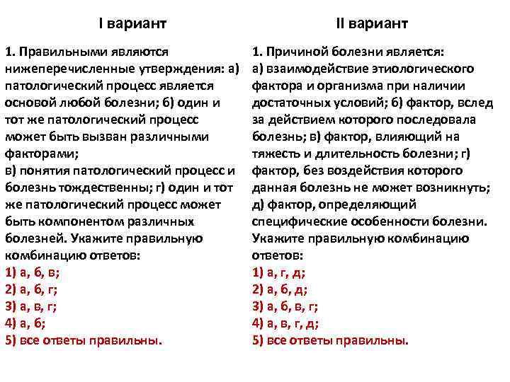 Контрольная работа по теме Этиология патологических болезней