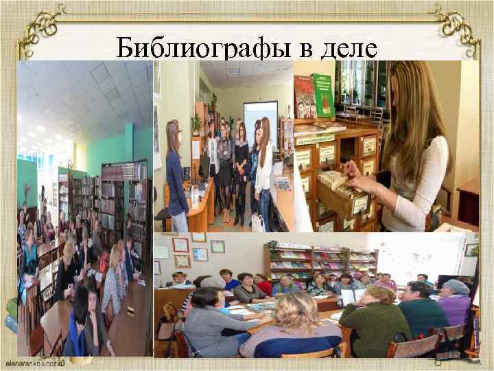 Библиографы в деле 