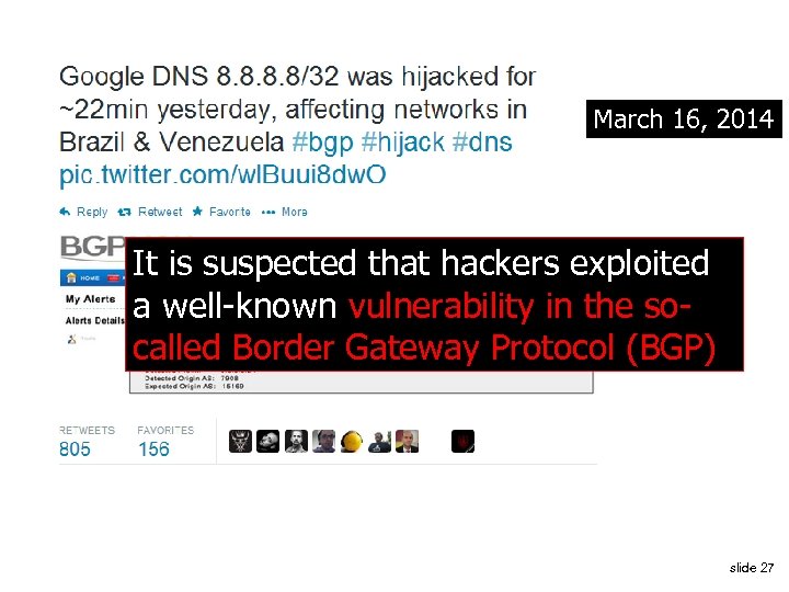 March 16, 2014 It is suspected that hackers exploited a well-known vulnerability in the
