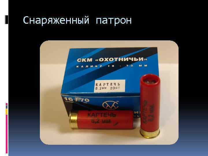 Снаряженный патрон 