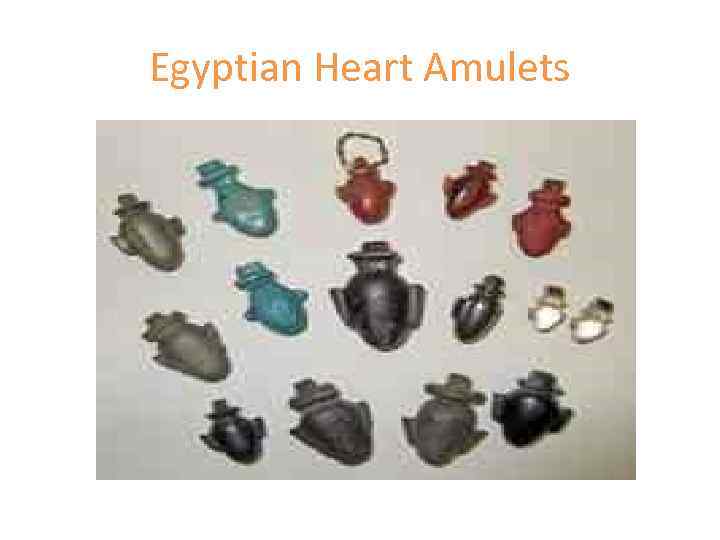 Egyptian Heart Amulets 