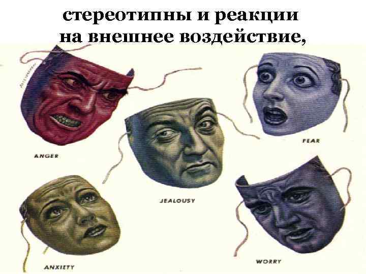 стереотипны и реакции на внешнее воздействие, 