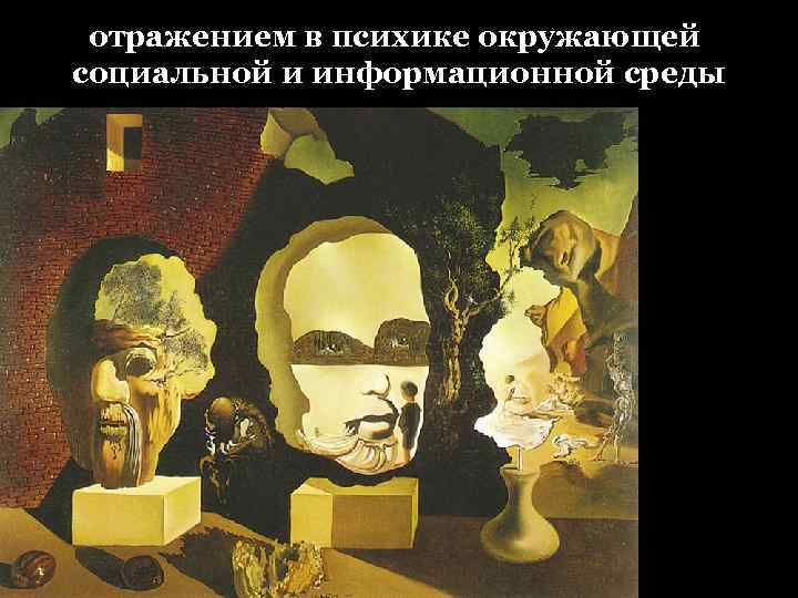 отражением в психике окружающей социальной и информационной среды 