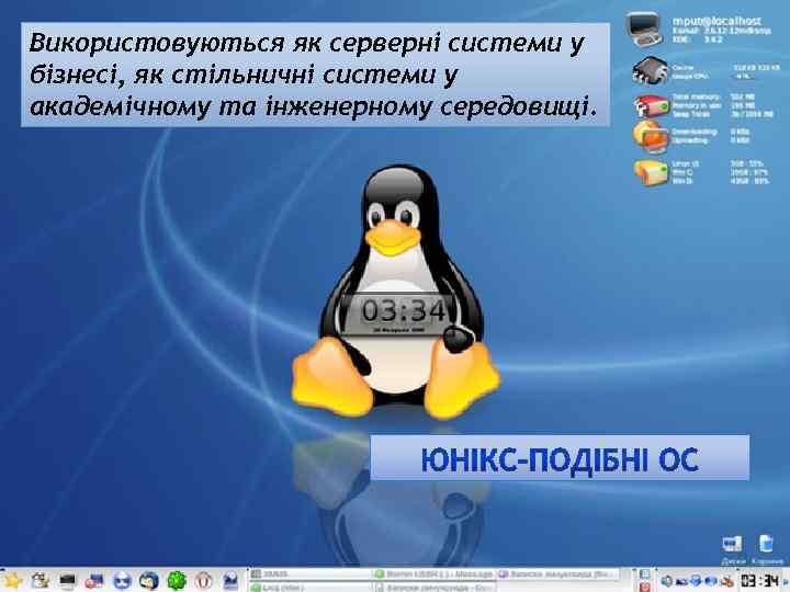 Використовуються як серверні системи у бізнесі, як стільничні системи у академічному та інженерному середовищі.