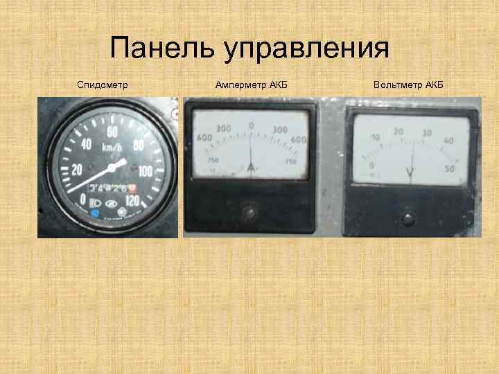 Панель управления Спидометр Амперметр АКБ Вольтметр АКБ 