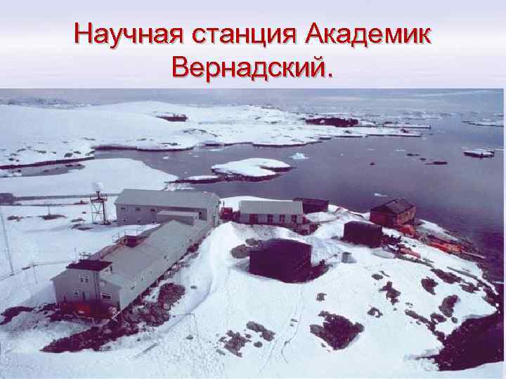 Научная станция Академик Вернадский. 