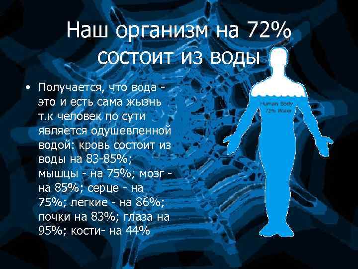 Из скольки человек состоит. Человек состоит из воды. Человек на 80 состоит из воды. Организм человека состоит из воды. Наш организм состоит из воды.