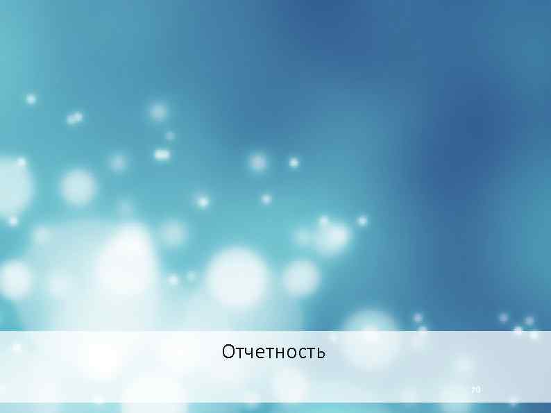 Отчетность 70 