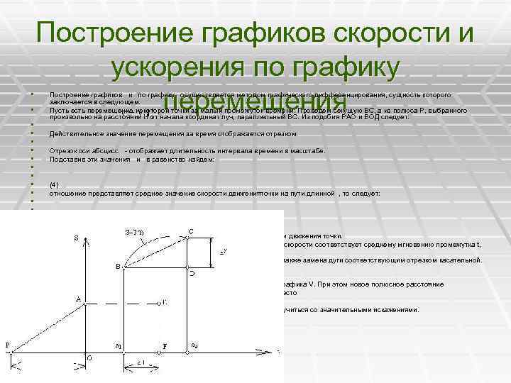 Диаграмму ускорений выходного звена механизма получают путем графического