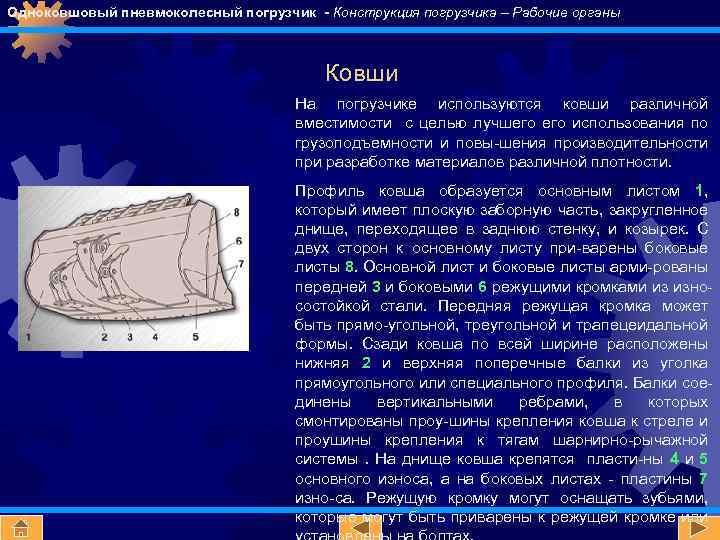 Одноковшовый пневмоколесный погрузчик - Конструкция погрузчика – Рабочие органы Ковши На погрузчике используются ковши
