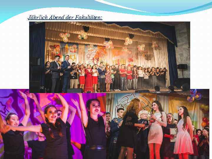 Jährlich Abend der Fakultäten: 