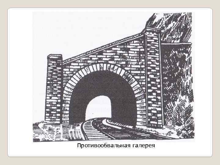 Противообвальная галерея 