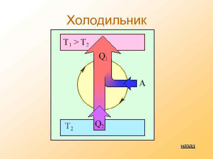 Холодильник назад 