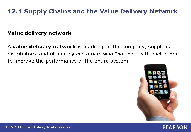 12. 1 Supply Chains and the Value Delivery Network Value delivery network A value
