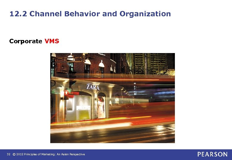 12. 2 Channel Behavior and Organization Corporate VMS 32 © 2012 Principles of Marketing: