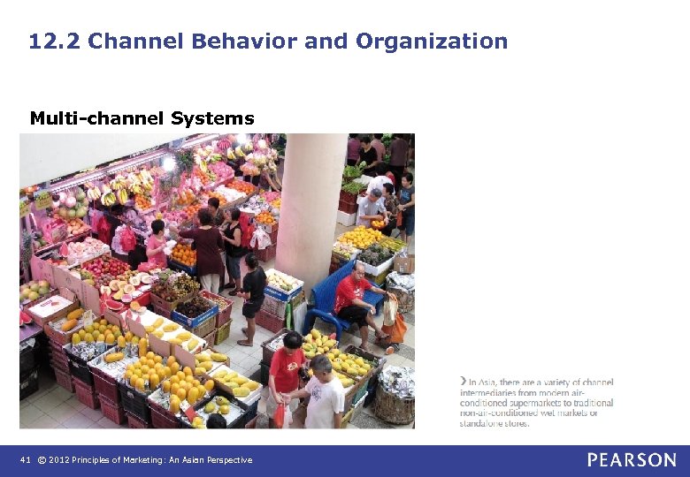 12. 2 Channel Behavior and Organization Multi-channel Systems 41 © 2012 Principles of Marketing: