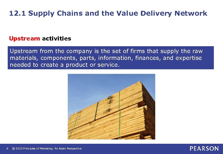 12. 1 Supply Chains and the Value Delivery Network Upstream activities Upstream from the