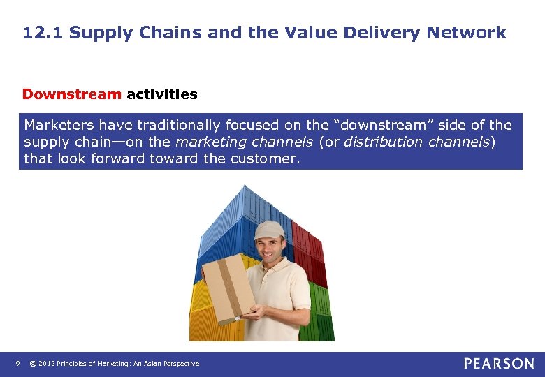 12. 1 Supply Chains and the Value Delivery Network Downstream activities Marketers have traditionally