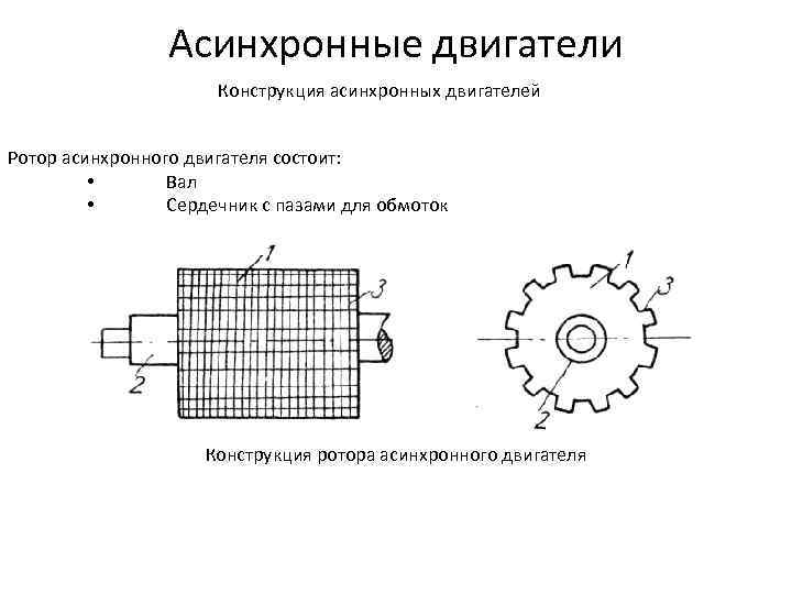 Паспортные данные асинхронного двигателя