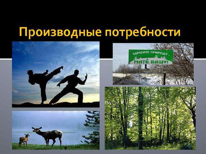 Производные потребности 