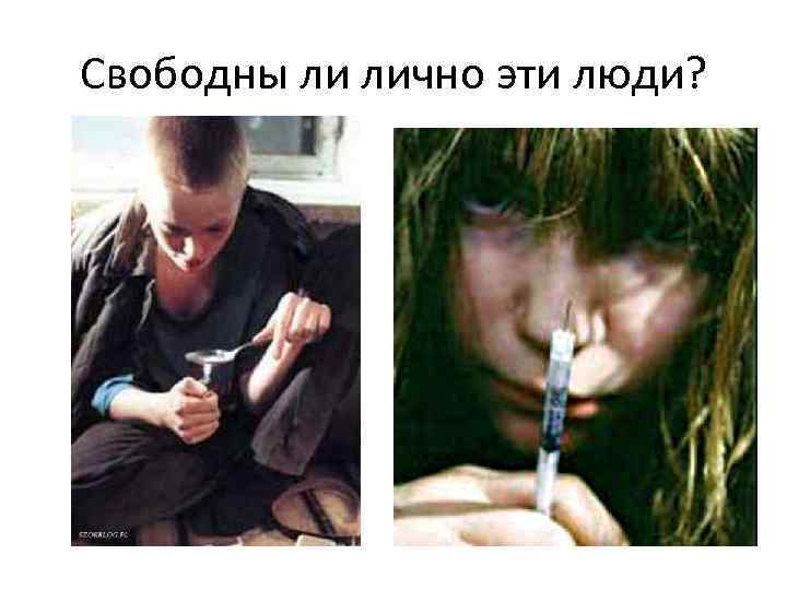 Свободны ли лично эти люди? 