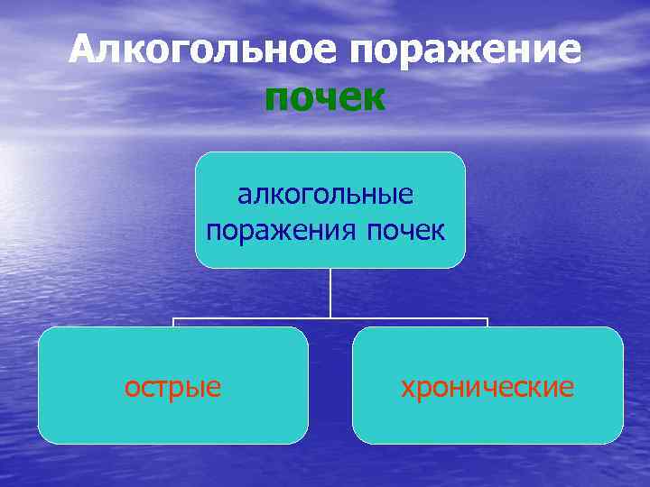 Алкогольное поражение почек алкогольные поражения почек острые хронические 