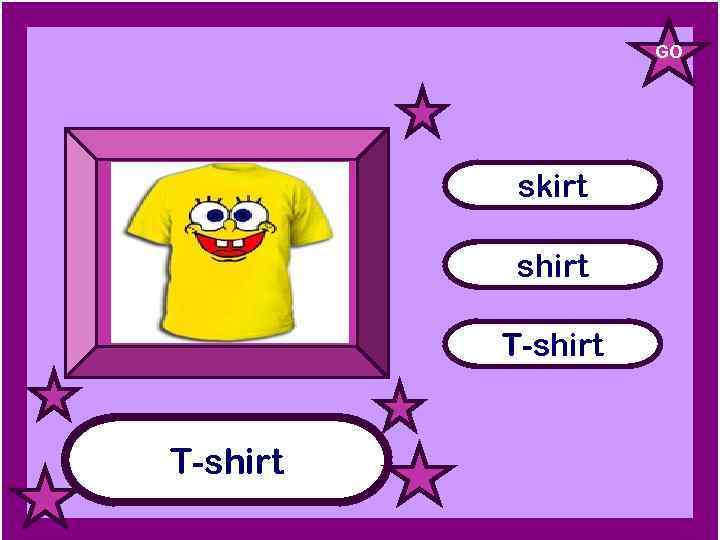 GO skirt shirt T-shirt 