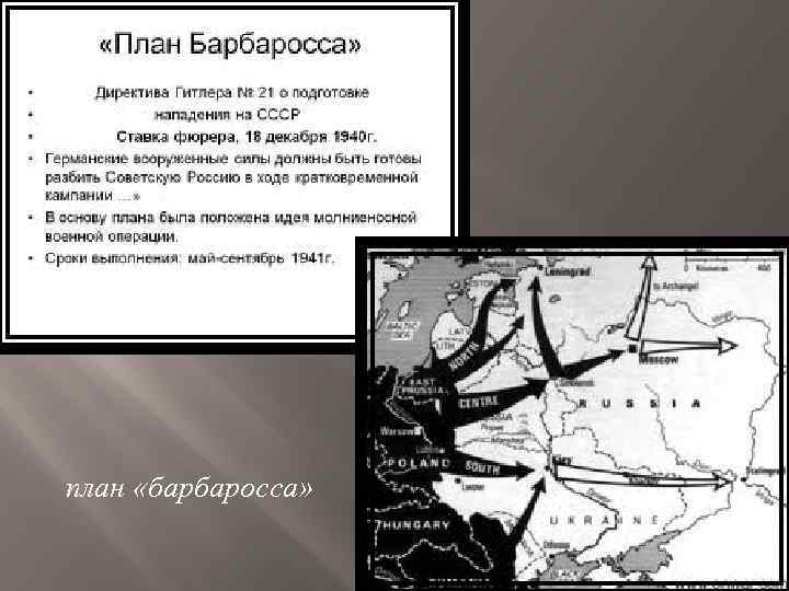 план «барбаросса» 