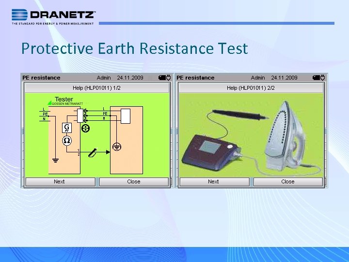 Protective Earth Resistance Test 