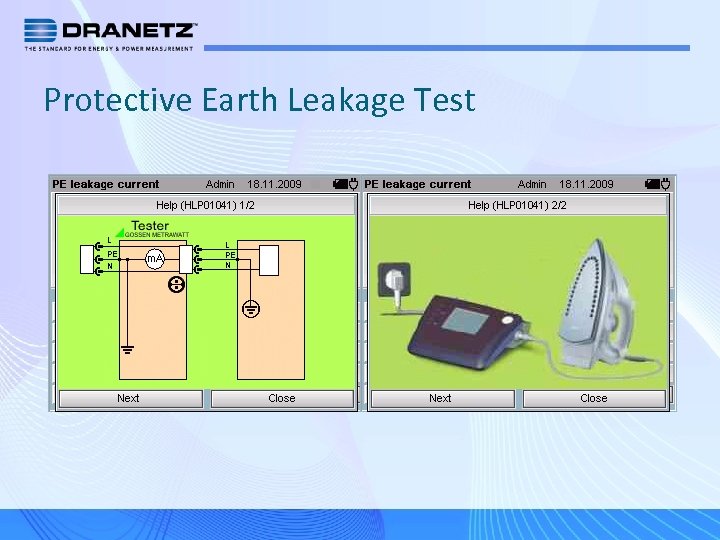 Protective Earth Leakage Test 