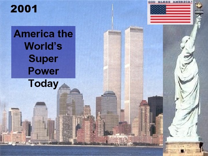 2001 America the World’s Super Power Today 